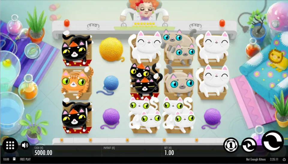 not enough kittens spilleautomat