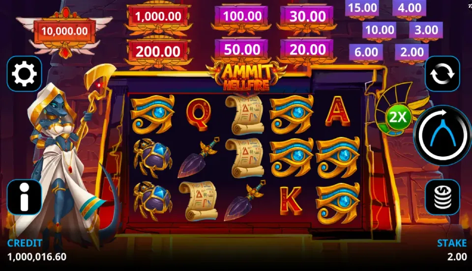 ammit hellfire spilleautomat