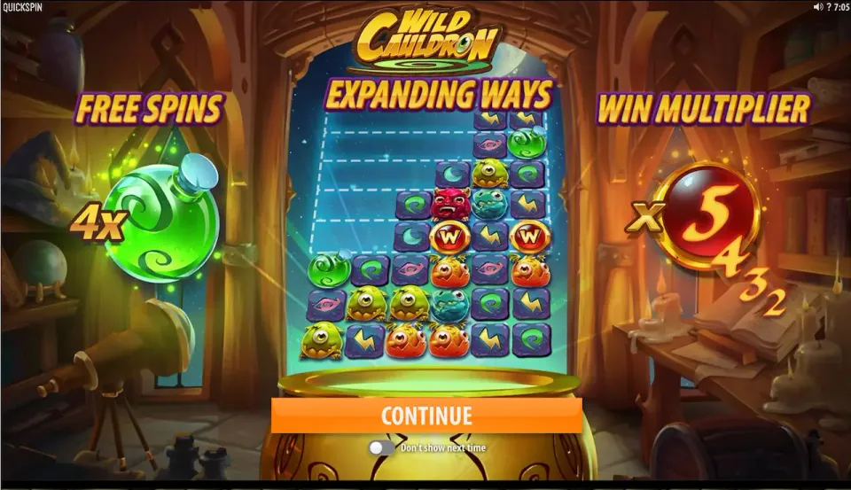 wild cauldron slot