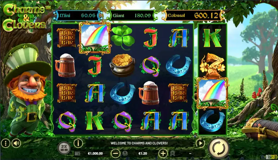 Charms and clovers slot