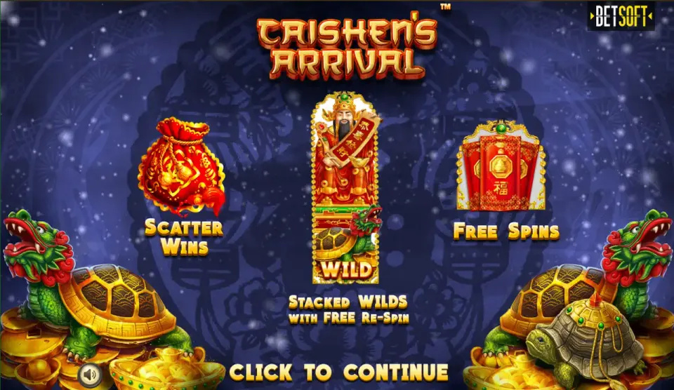 caishens arrival slot