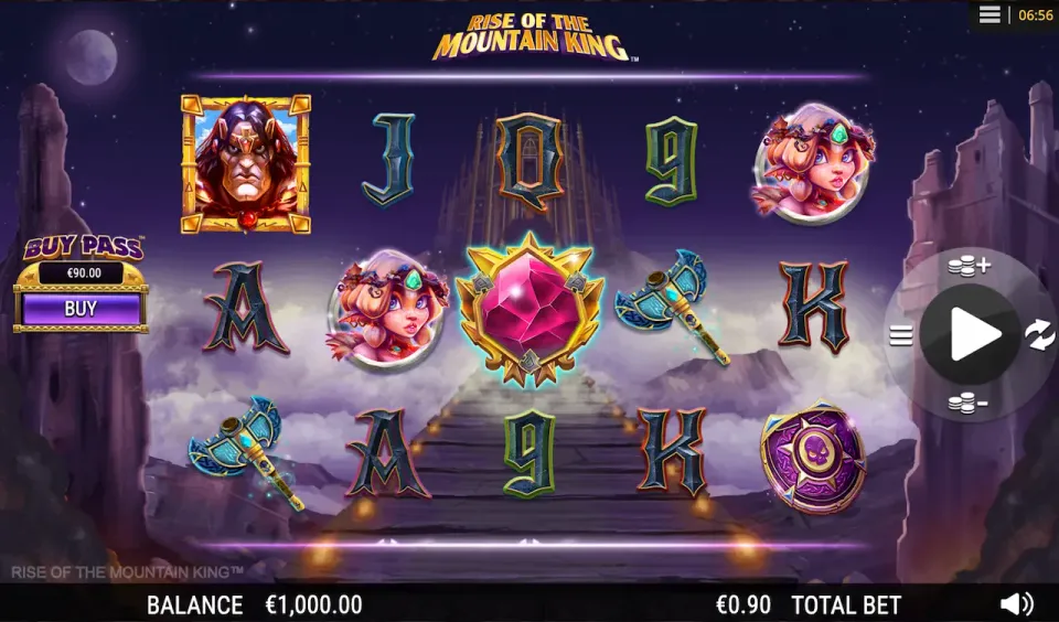 Rise of the mountain king slot
