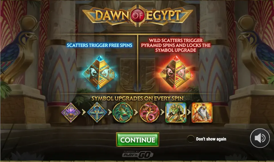 dawn of egypt slot