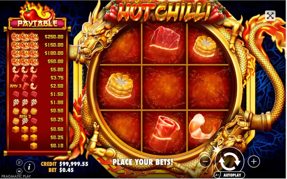 Hot chilli slot