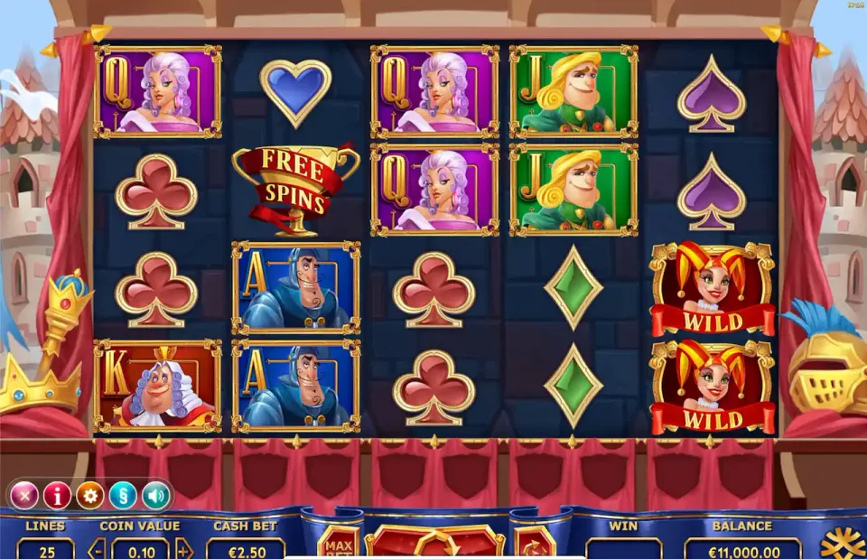 the royal family slot
