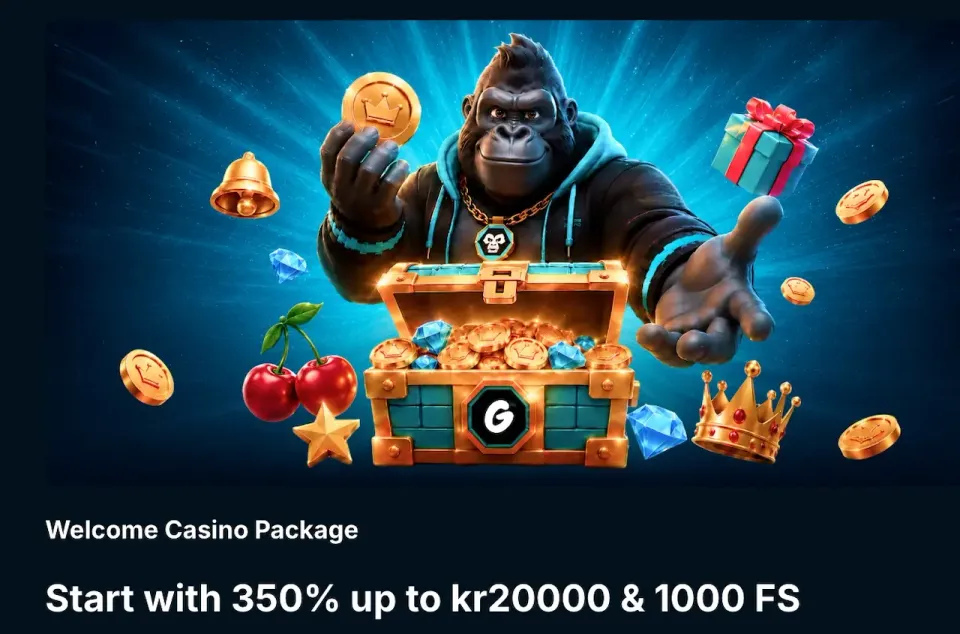 Gamblegorilla velkomstbonus
