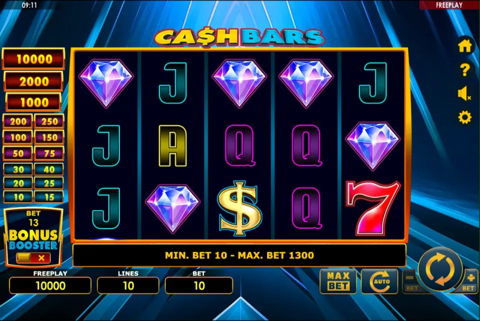 cash bars slot