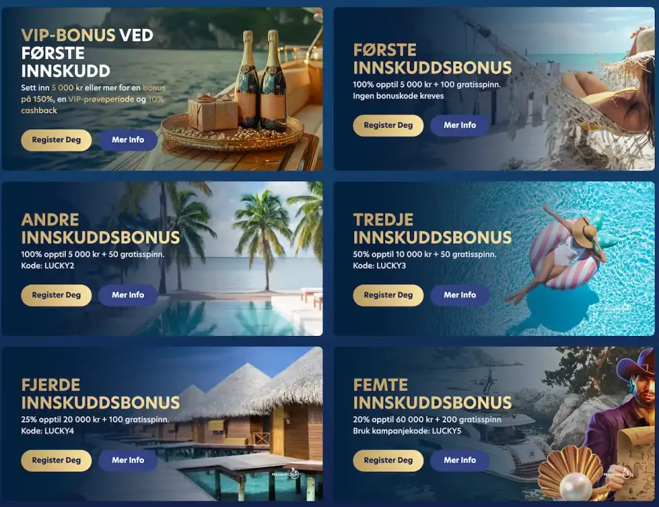 Lucky dreams velkomstbonus