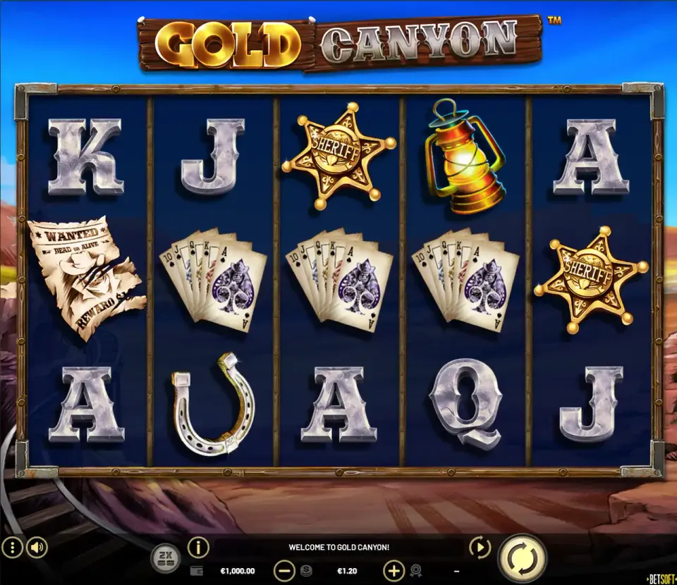 gold canyon spilleautomat