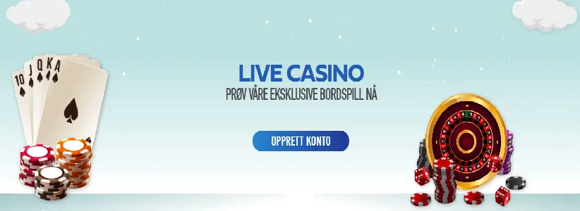 Spill live casino hos Slotsnite Casino Norge